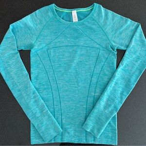 Ivivva by Lululemon Turquoise Long Sleeve Top